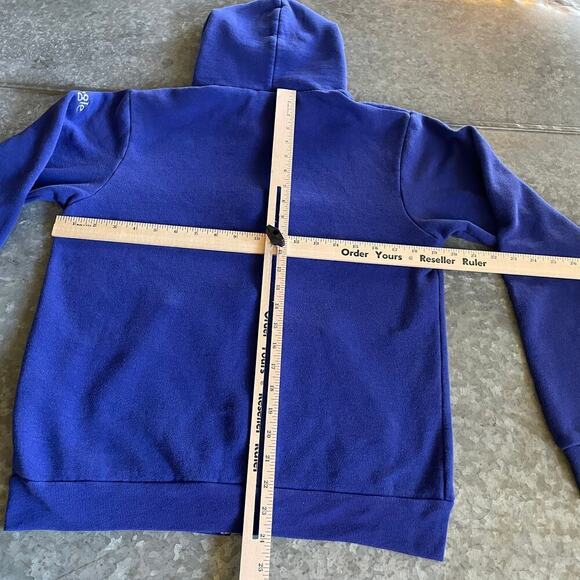 Vintage GOOGLE Embroidered Hoodie Sweatshirt Medium USA Y2K American Apparel - Picture 10 of 12